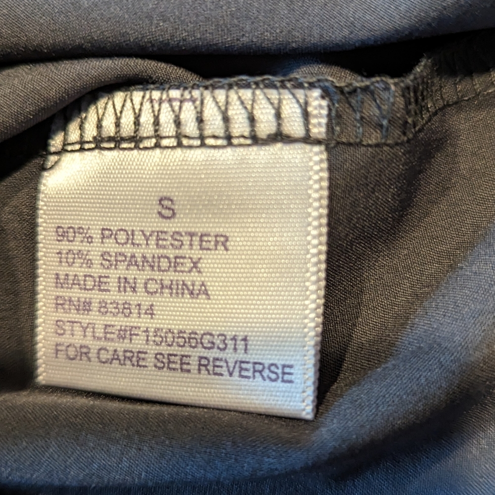 Te Verde Travel ‎ Commute Button Down Shirt Blouse Small Gray - Picture 10 of 10